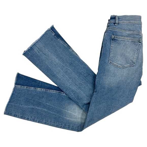 DL 1961 BRIDGET BOOT CROPPED HIGH RISE INTRASCULPT DENIM DARK SEA VIEW Size 25 - Picture 7 of 9